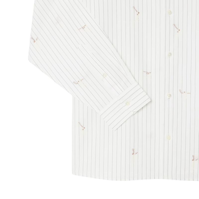 Lacoste Relaxed Fit Embroidered Cotton - white
