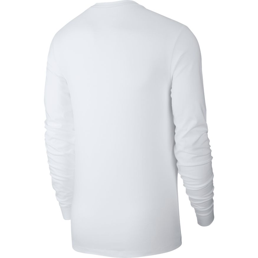 Nike Sportswear Club Tee LS - white/black