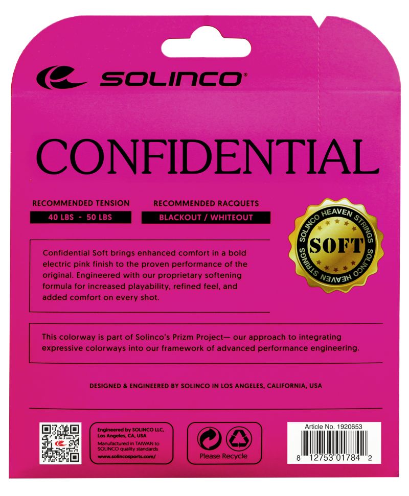 Solinco Confidential Soft (12m) - pink Solinco Confidential Soft (12m) - pink