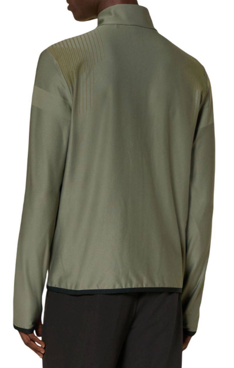 BOSS Active Push Full Zip - dark beige BOSS Active Push Full Zip - dark beige