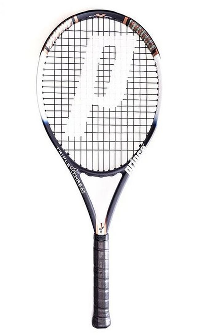1-Tennisracket-Prince-TT-Bandit-110-Original-Black-White