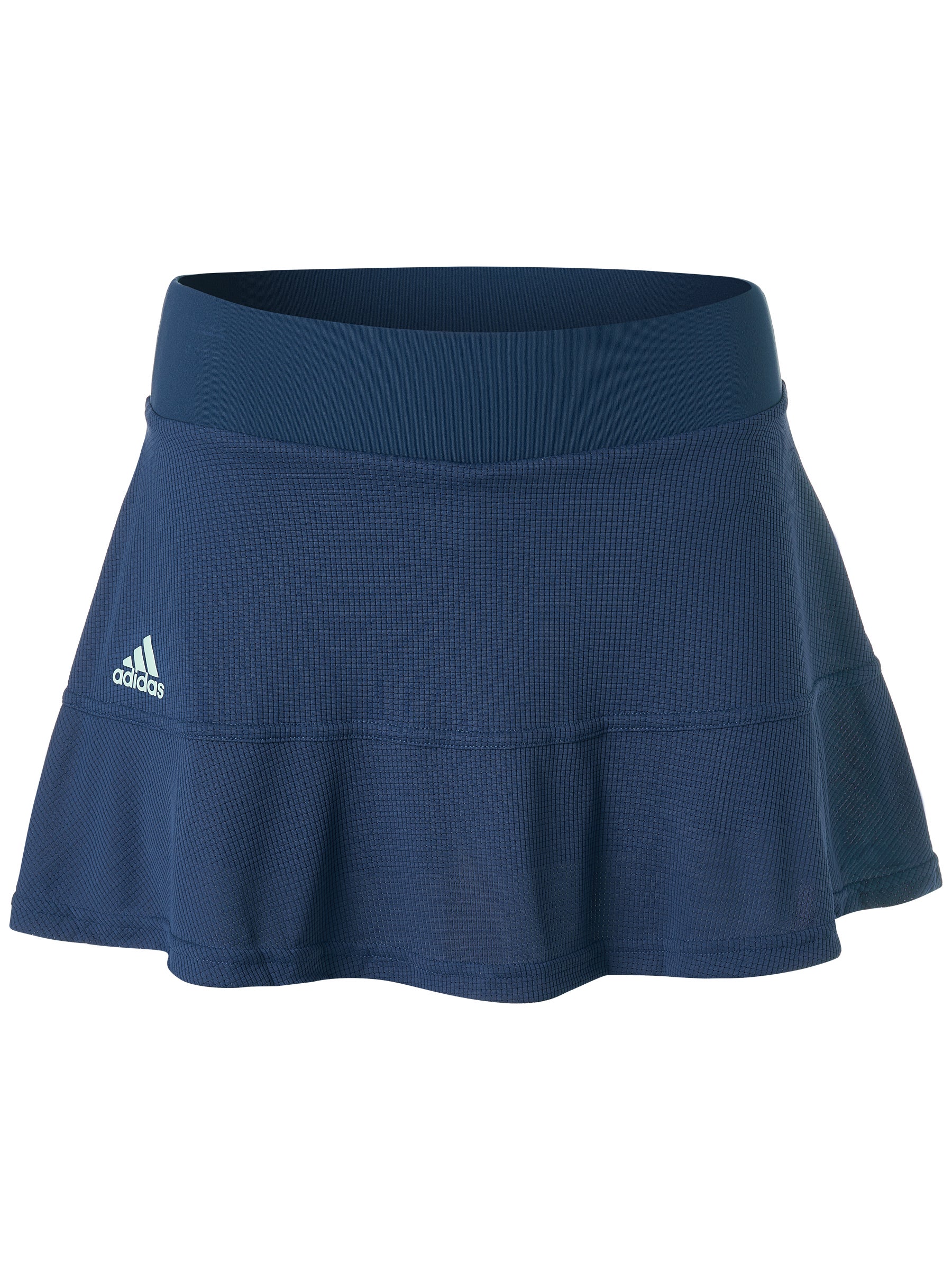 Adidas Match Skirt Heat Ready - tech indigo/dash green