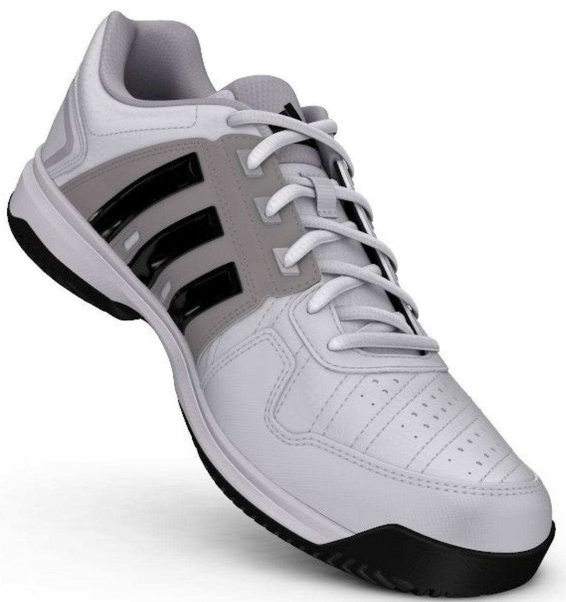  Adidas Barricade Approach Stripes - ftwr white/core black/solid grey