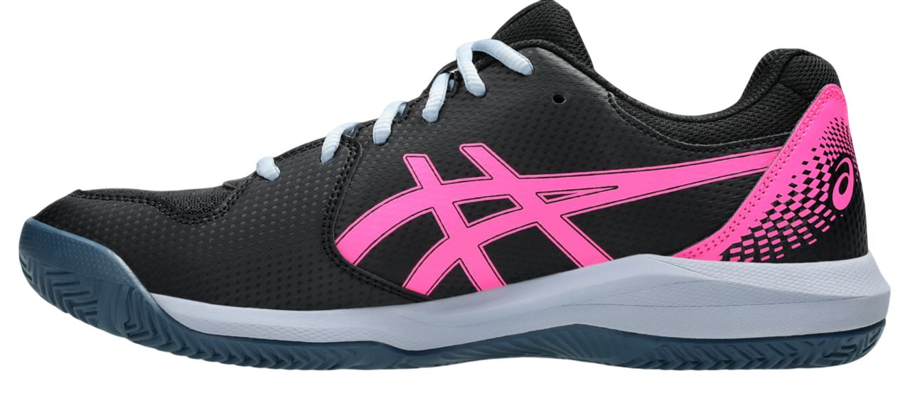 Asics Gel-Dedicate 8 Padel - black/energy aqua