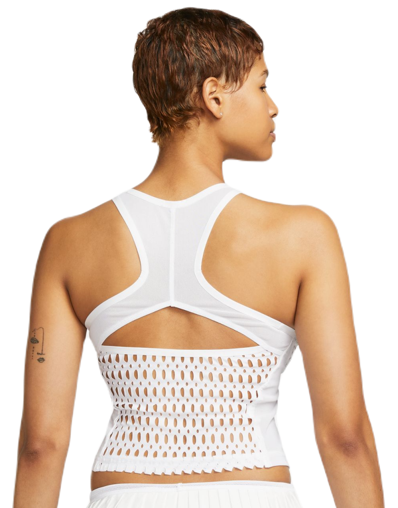 Nike Court Dri-Fit Slam Tennis Tank Top - white/black