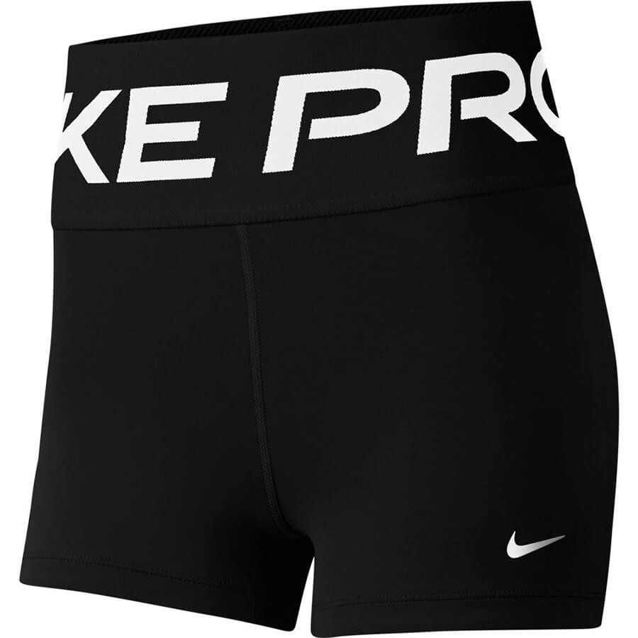 Nike Pro CLN NVLTY 3" Short W - black/metallic silver
