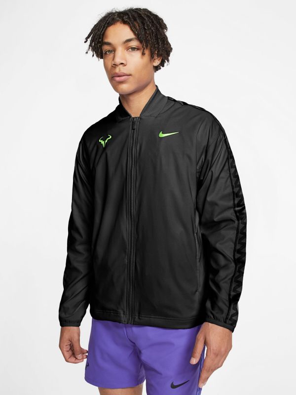 nike-court-m-rafa-jacket-black-volt-3 Nike Court M Rafa Jacket - black/volt