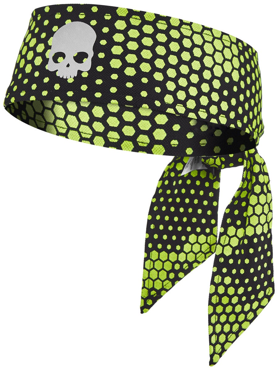 Hydrogen Camo Headband - camo black/fluo yellow reflex logo