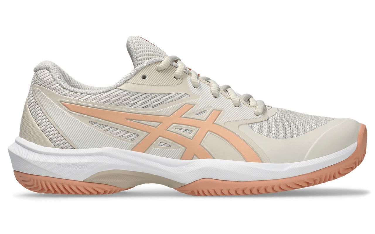 Damskie buty tenisowe Asics Game FF Clay/OC - soft oat/cantaloupe