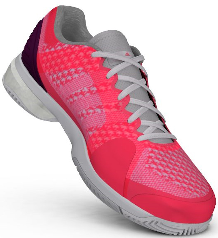 Adidas Stella McCartney Barricade Boost - flash red/white/pop purple