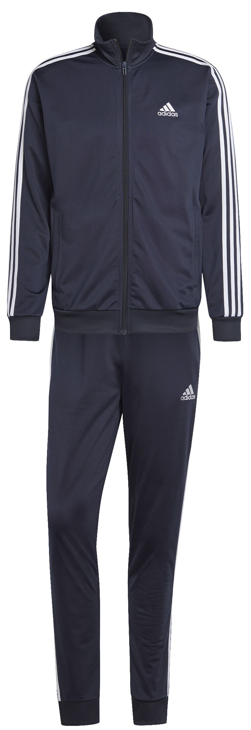 Adidas Basic 3-Stripes Tricot Track Suit - legend ink/white Adidas Basic 3-Stripes Tricot Track Suit - legend ink/white