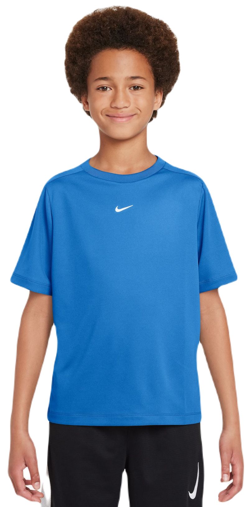 Nike Kids Dri-Fit Multi+ Training Top - light photo blue/white Nike Kids Dri-Fit Multi+ Training Top - light photo blue/white
