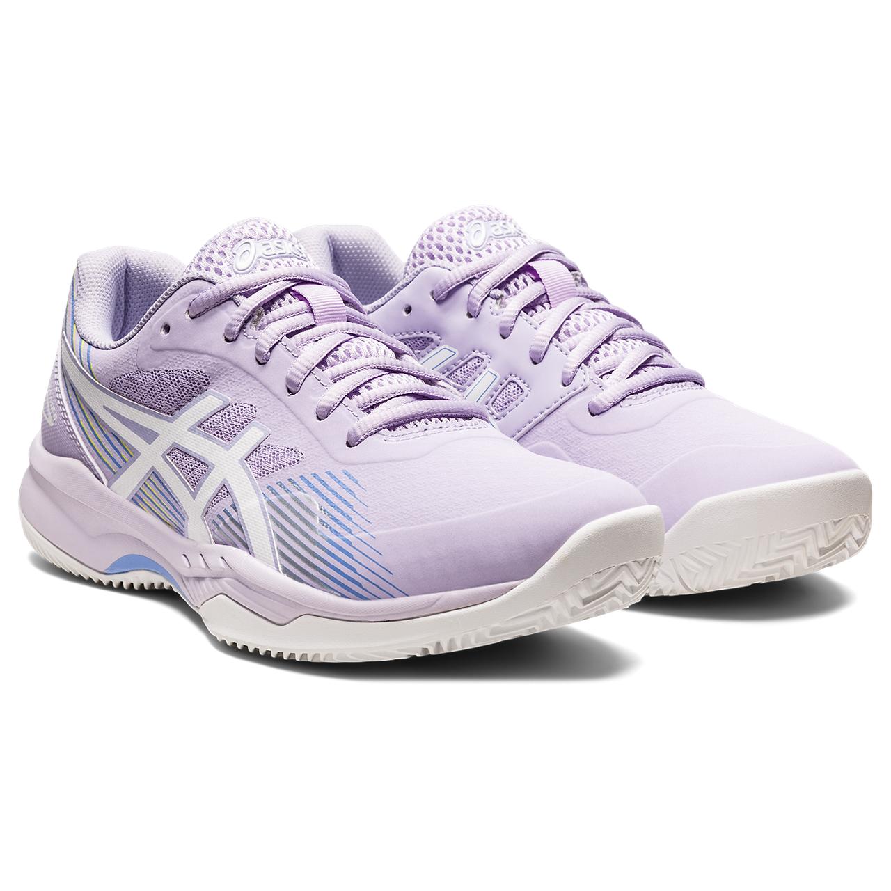 Tennis Shoes Asics Womens 8d Asics Gel-Game Clay/OC Murasaki/white