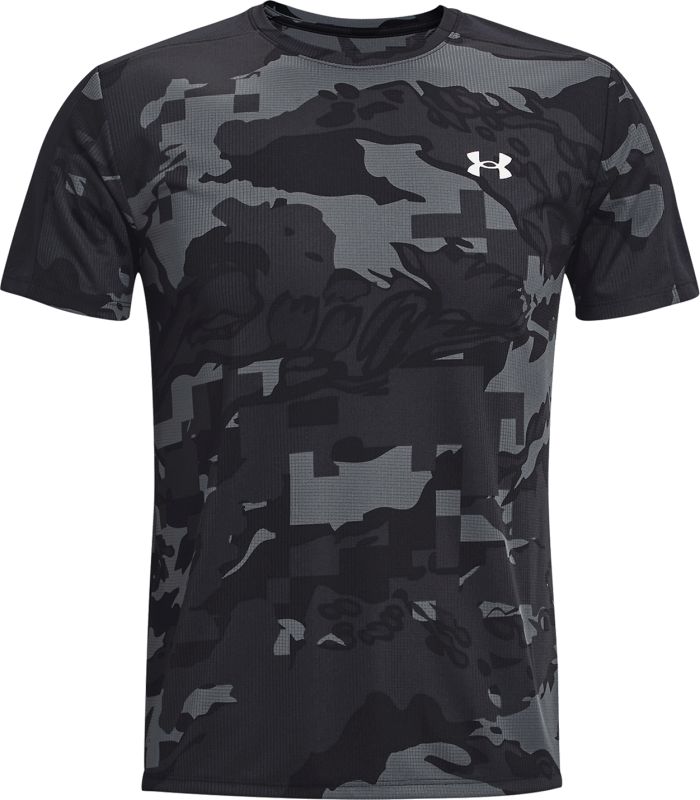 Under Armour Men's Speed Stride Printed Short Sleeve - black