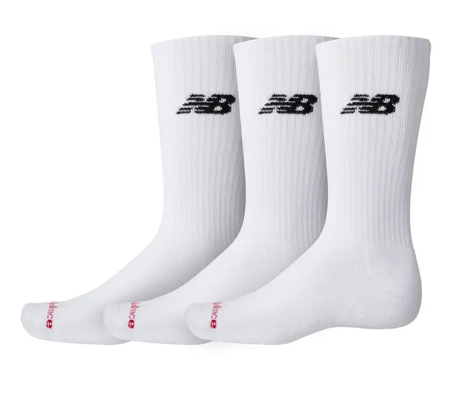 Skarpety New Balance Everyday Crew 3P - white
