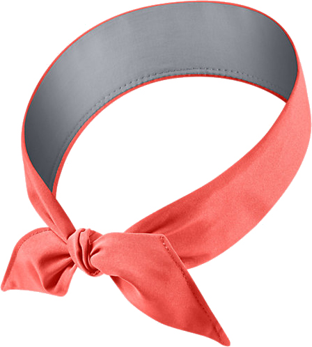 Bandana Tenisowa Nike Tennis Headband hyper orange/wolf grey/white