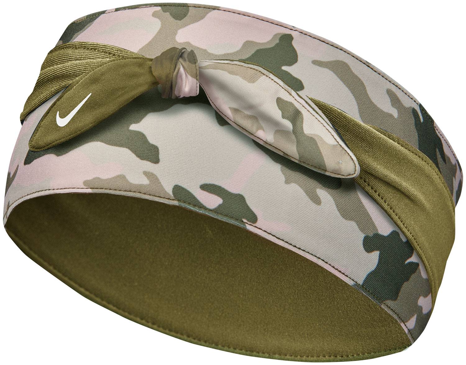 Nike Head Tie - stone/olive flak/white