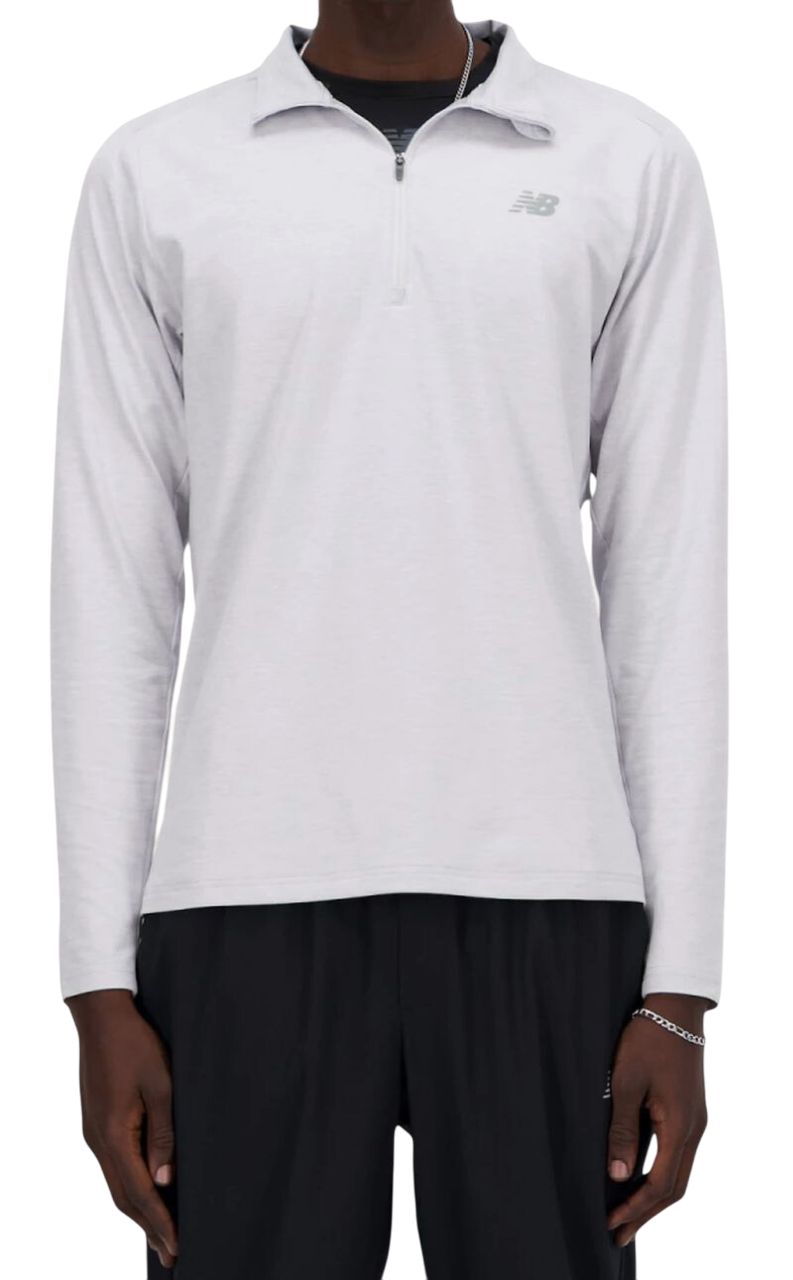 New Balance Space Dye 1/4 Zip - athletic grey 