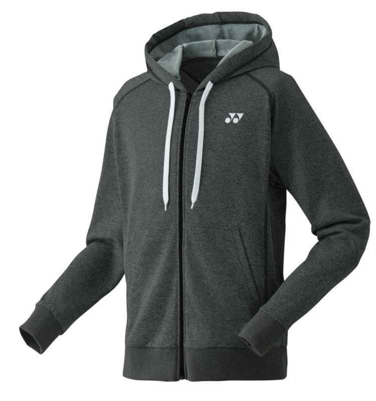 Yonex Men's Full Zip Hoodie - charcoal