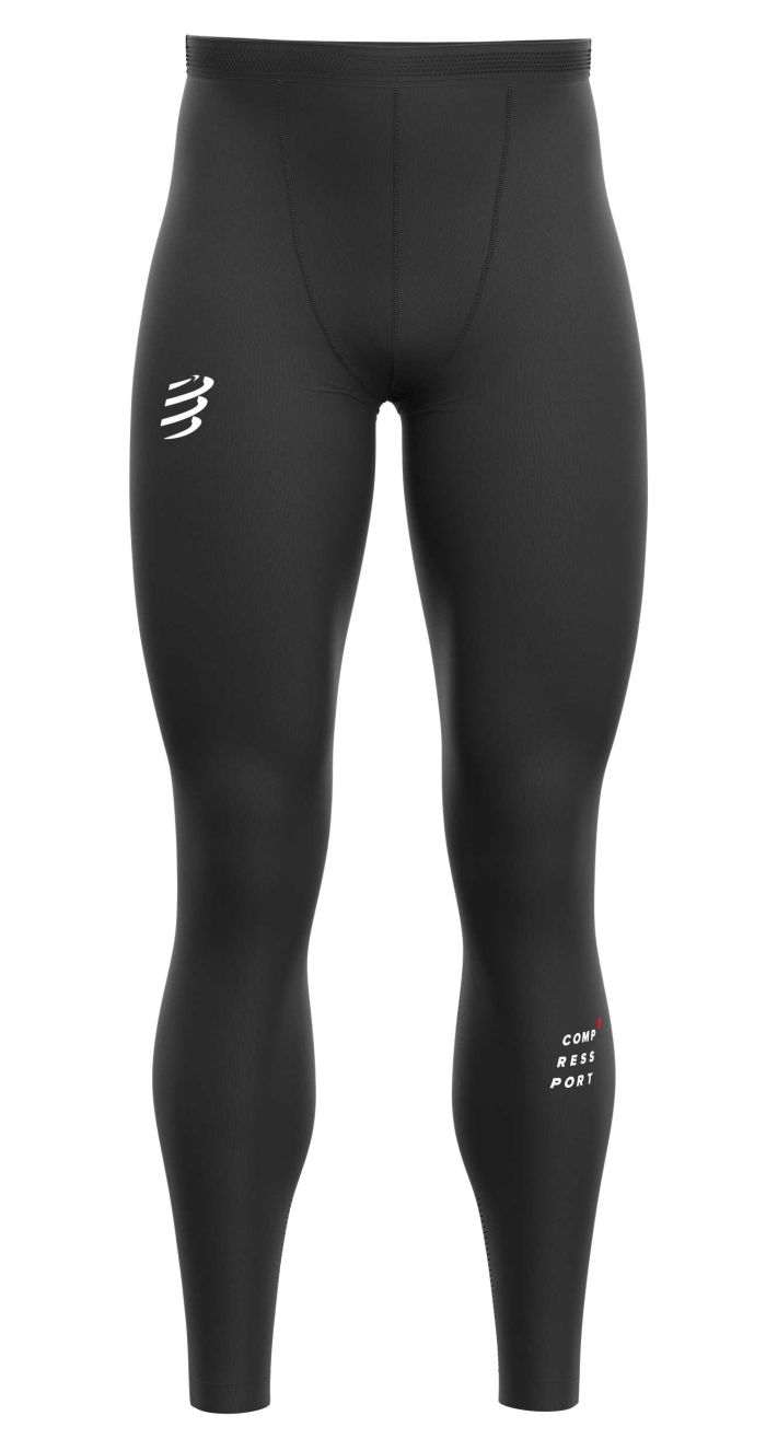 AM00024B-BLACK_01 Compressport Run Under Controll Tights - black
