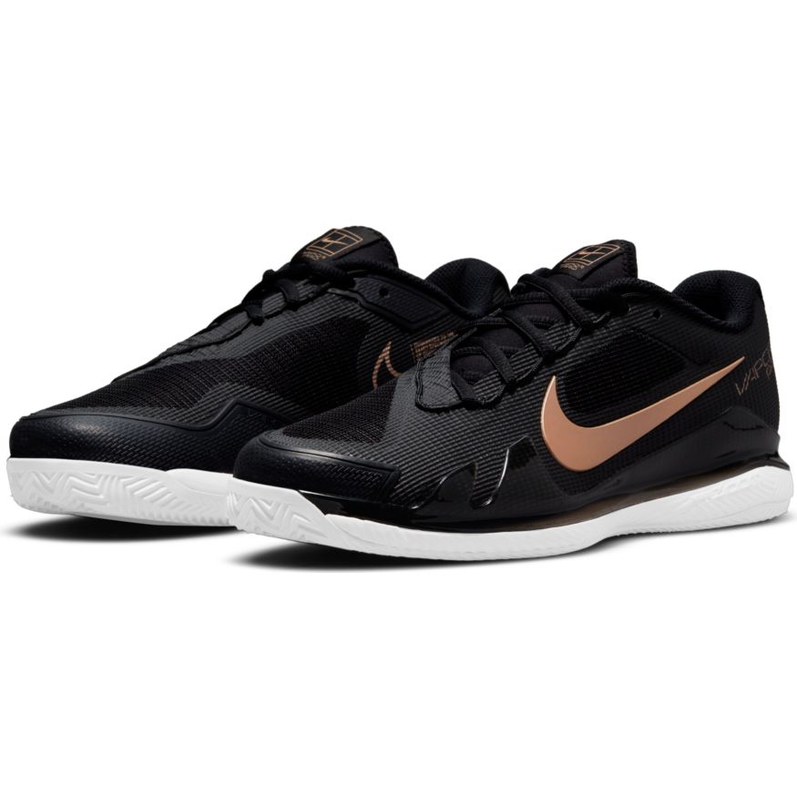 Nike Air Zoom Vapor Pro Clay W - black/mtlc red bronze/white