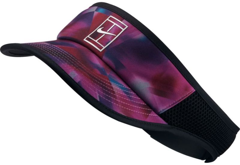 Nike Aerobill Visor GS US Open - fire pink/black/white