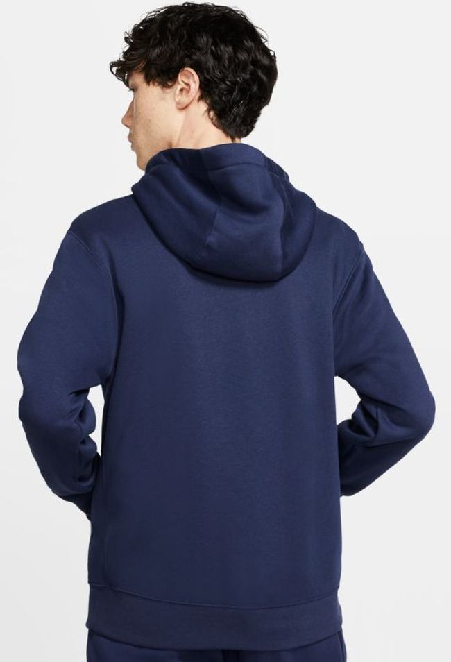 Nike Swoosh M Club Hoodie FZ BB - midnight navy/midnight navy/white