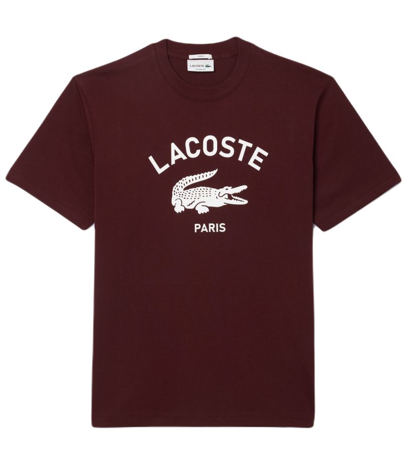 Lacoste Signature Print Cotton