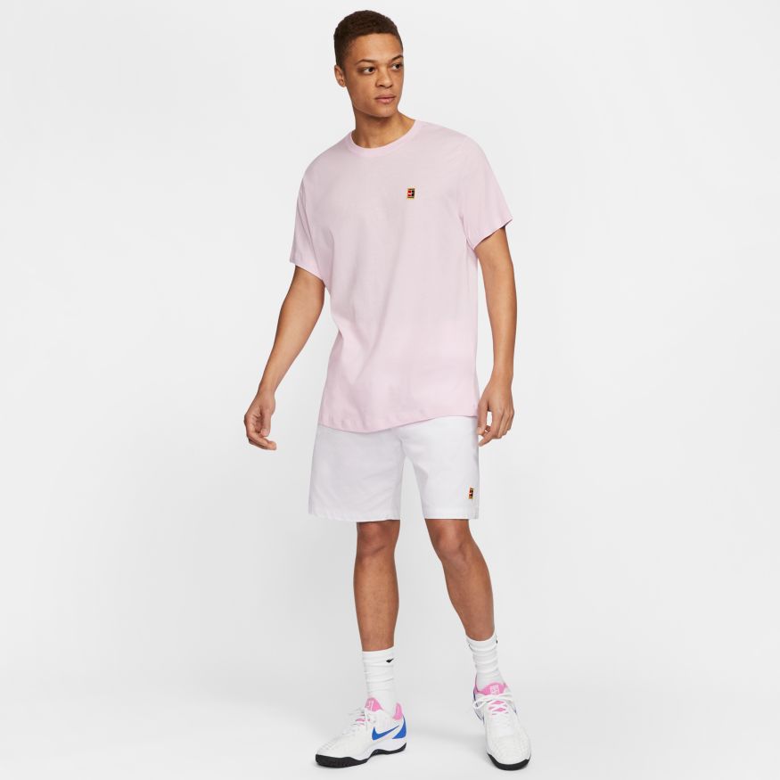 Nike Court Heritage Tee - pink foam