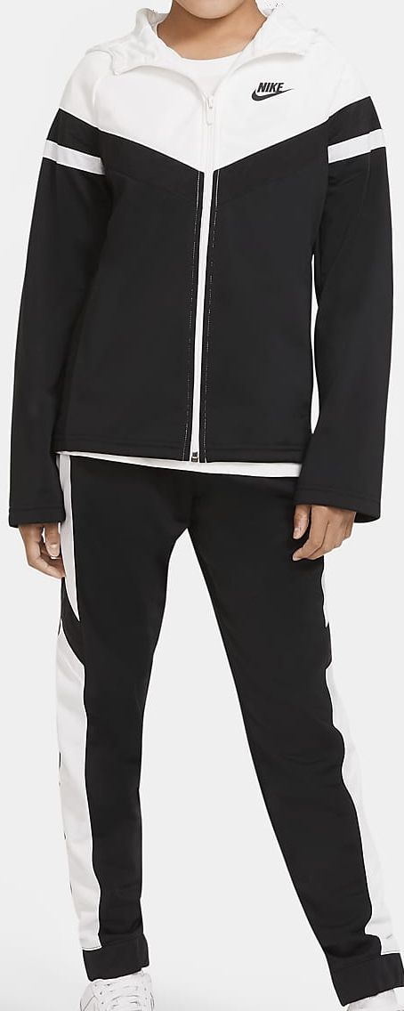 Nike Sportswear Poly Woven Tracksuit black/white