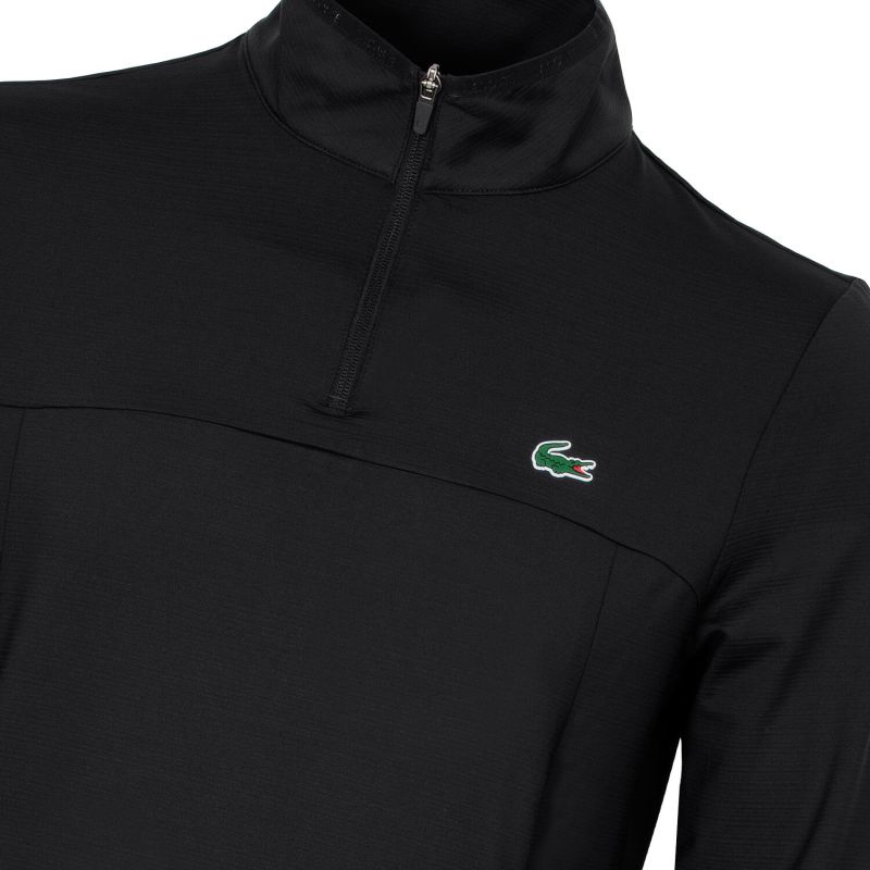 lacoste-men-s-sport-stretch-zippered-collar-sweatshirt-black-3 Lacoste Men's SPORT Stretch Zippered Collar Sweatshirt - black