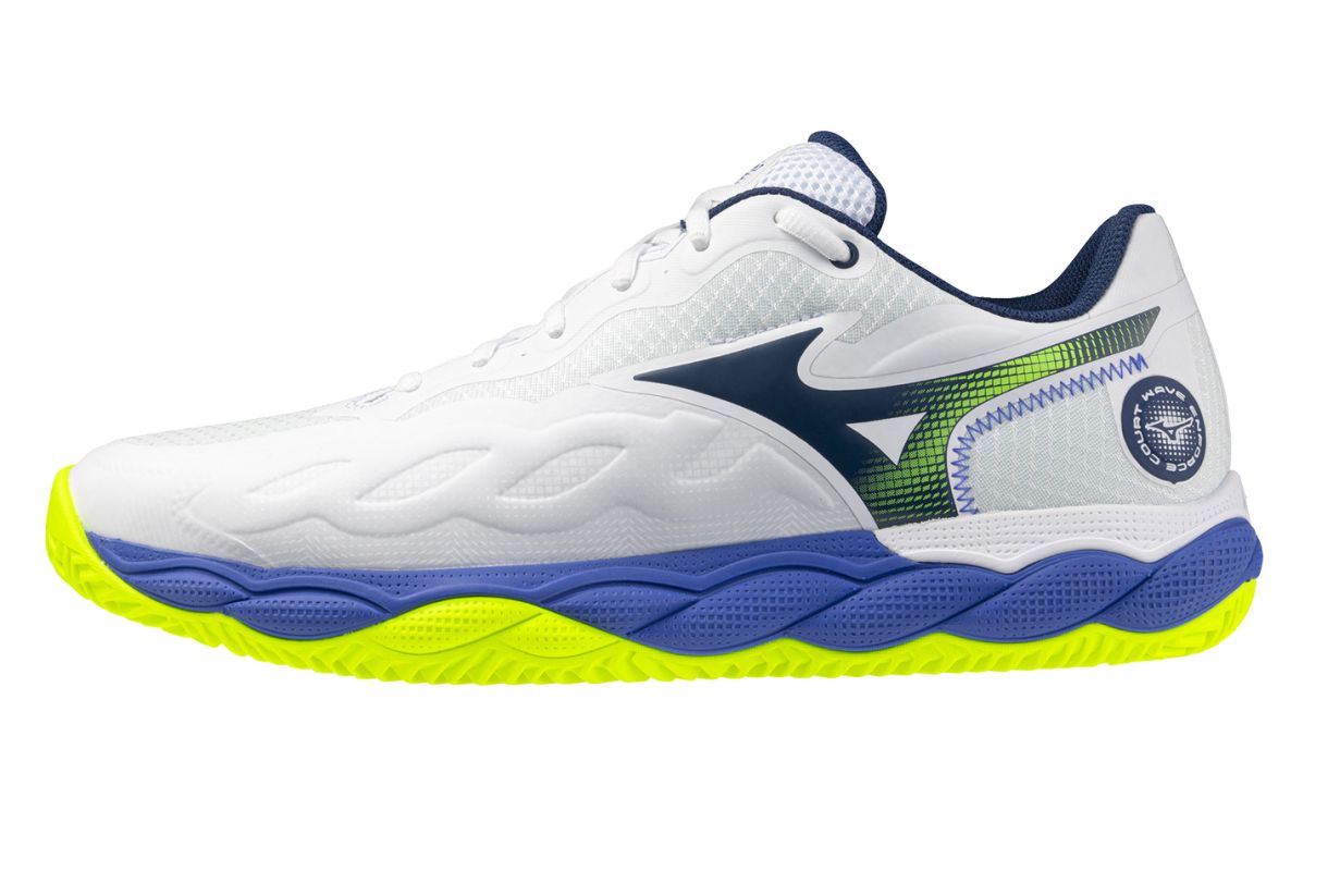 Mizuno Wave Enforce Court CC - white/dazzling blue/light yellow Mizuno Wave Enforce Court CC - white/dazzling blue/light yellow
