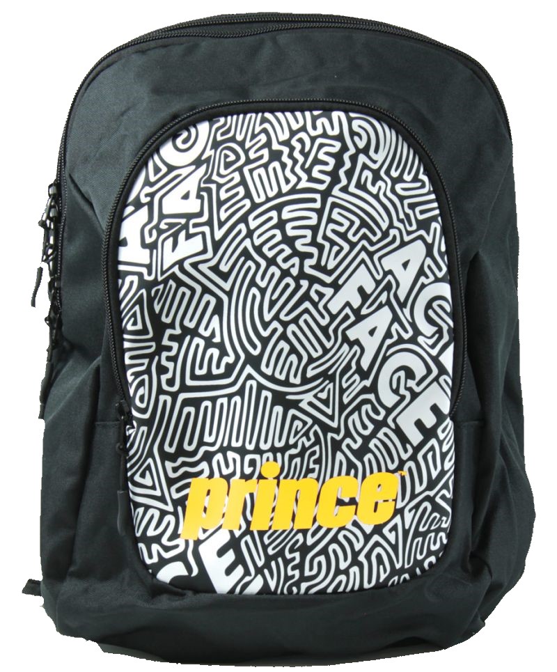 Pri_6P897027 Prince Kids Backpack - black/yellow