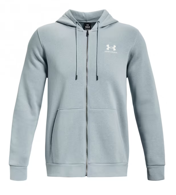 under1eqUjsDAGD68Vi Under Armour Men's UA Essential Fleece Full-Zip Hoodie - gray