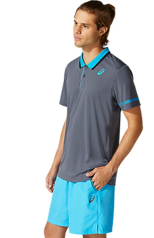 Asics Padel M Polo Shirt - carrier grey