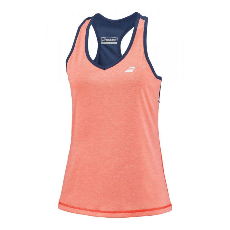 Babolat Play Tank Top Women - fluo strike/estate blue