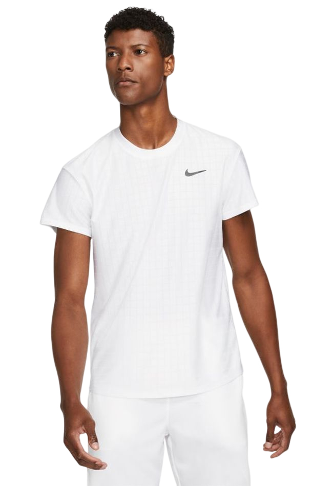 Nike Court Breathe Advantage Top - white/white/black Nike Court Breathe Advantage Top - white/white/black