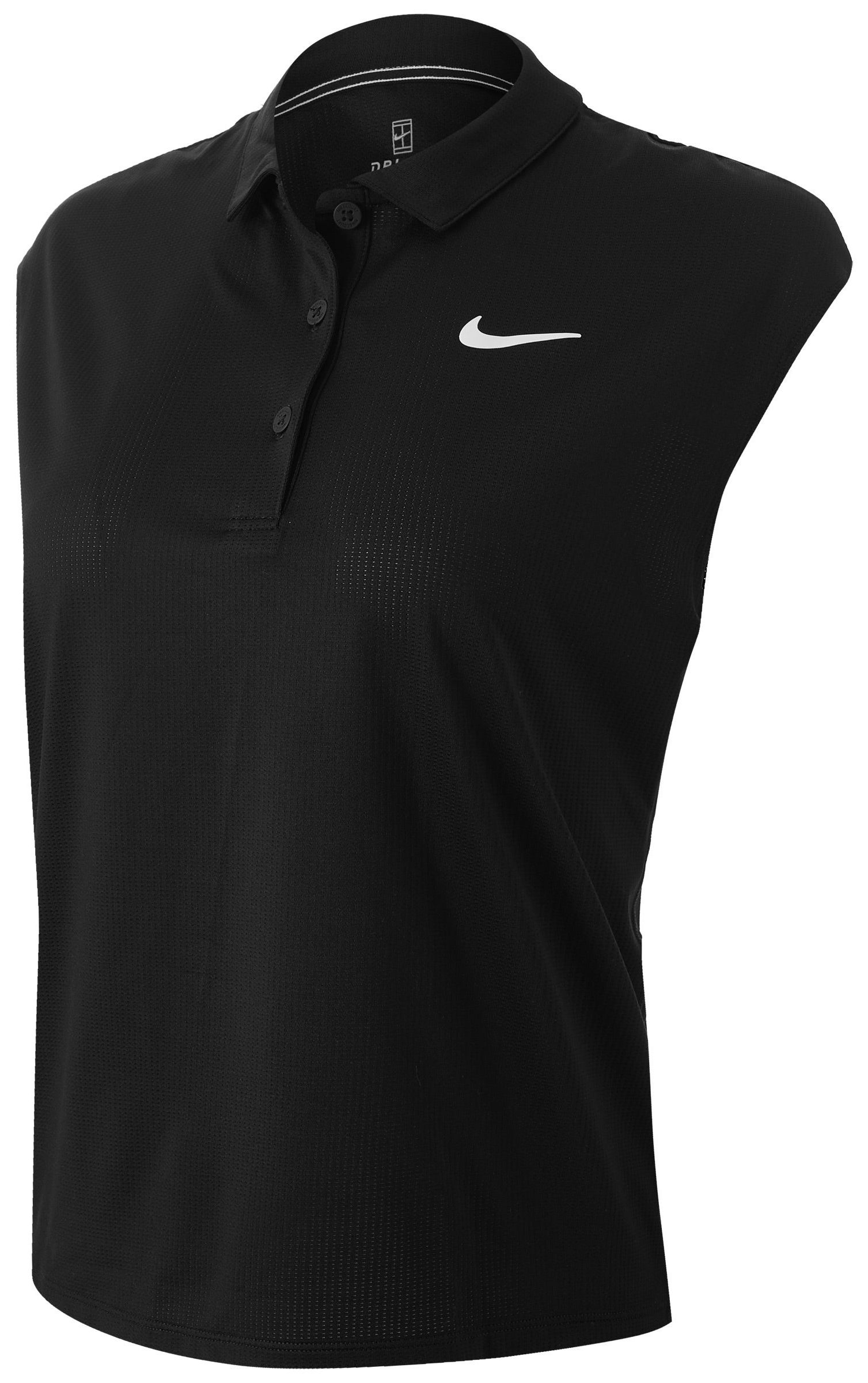 Nike Court Dri-Fit Victory Polo W - black/white