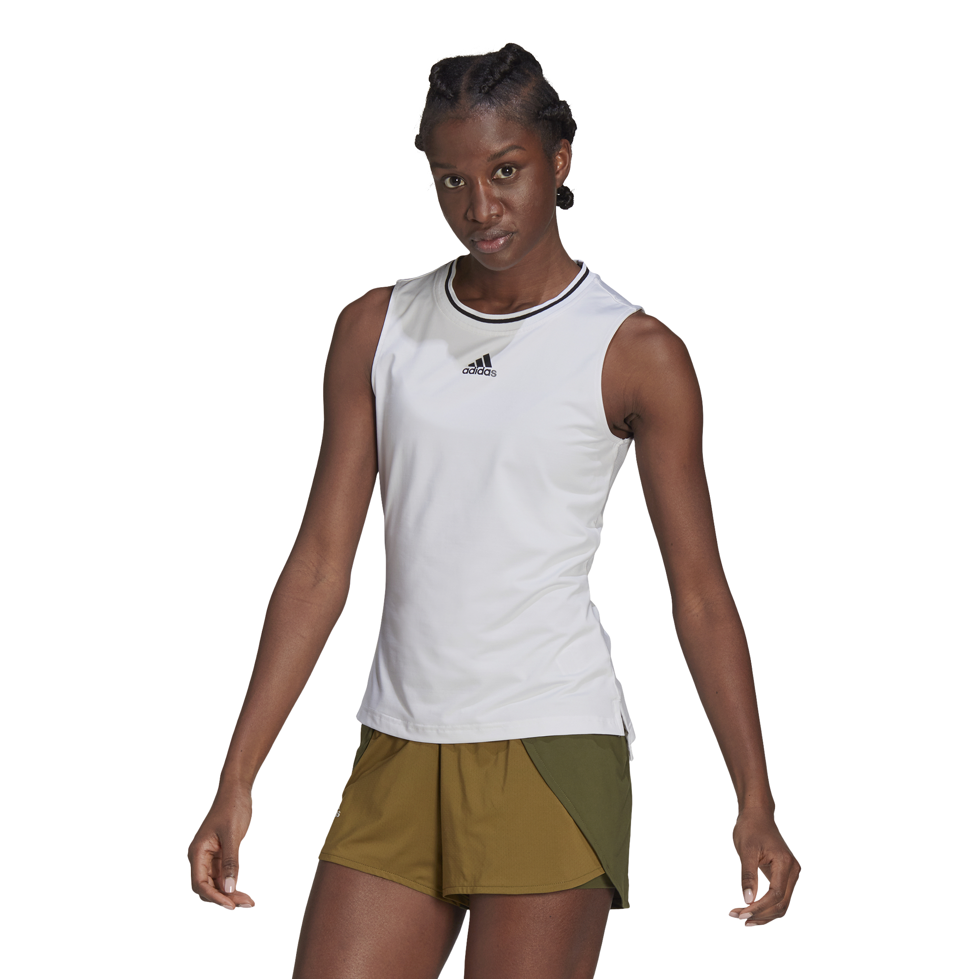 Adidas Match Tank Top W - white/black