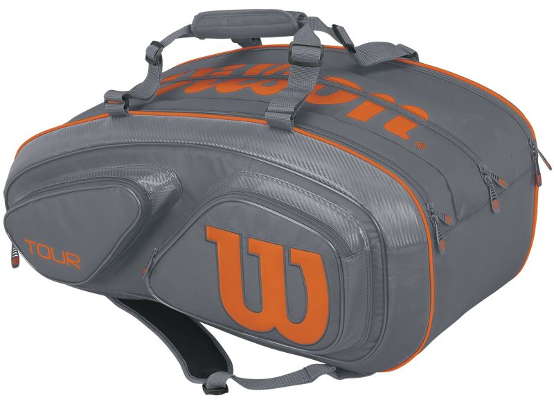 Wilson Tour V 15 Pk - grey/orange