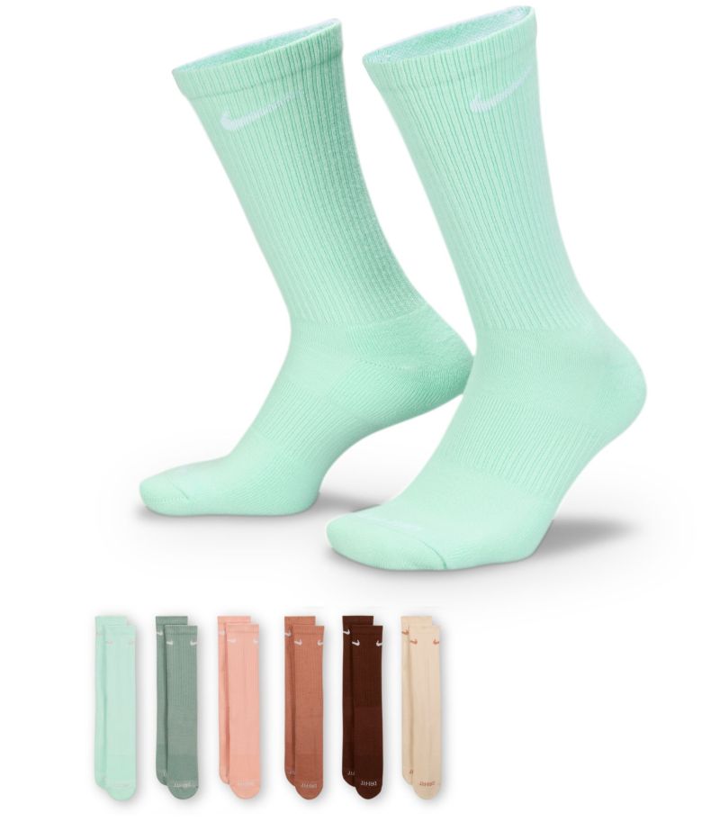 Nike Everyday Plus Cushion Crew 6P - multicolor