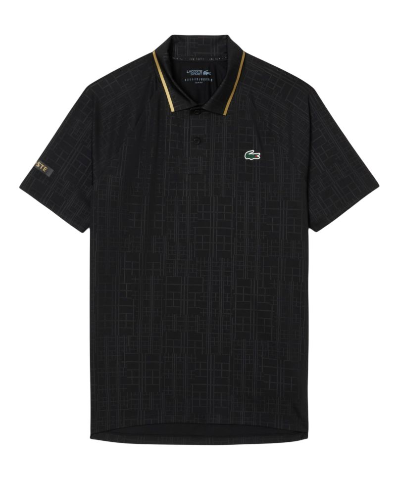 Lacoste Tennis x Novak Djokovic On Court - black