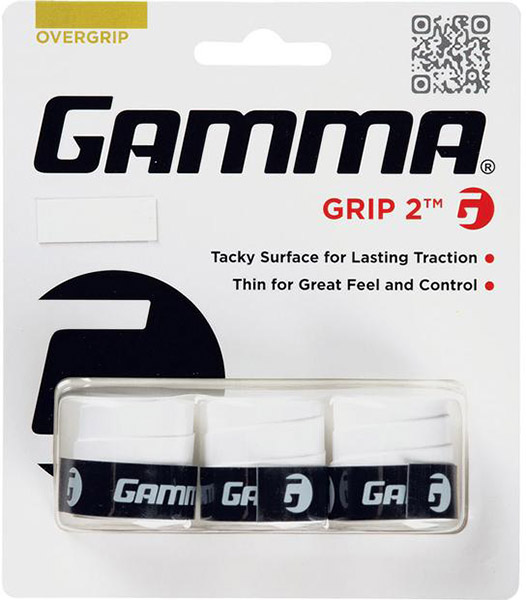 gamma-grip-2-overgrip-white-3p-1 Gamma Grip 2 Overgrip white 3P