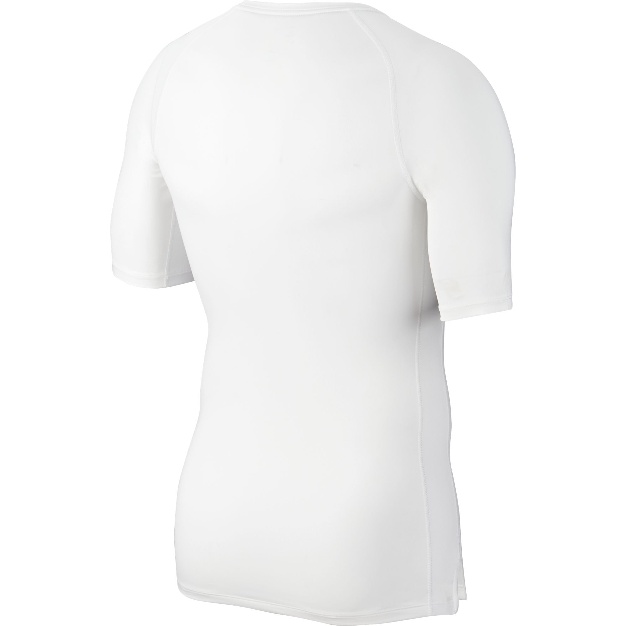 nike-pro-top-ss-tight-white-black-2 Nike Pro Top SS Tight - white/black