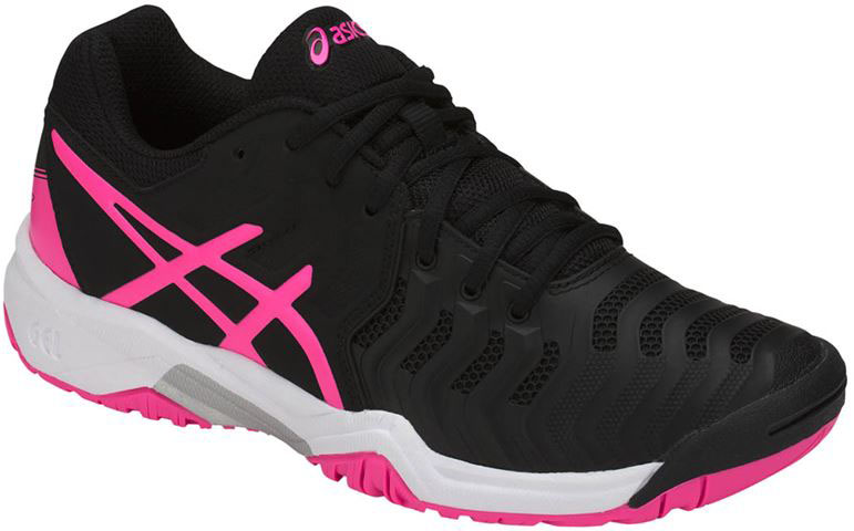 asics-gel-resolution-7-gs-black-hot-pink-silver-1 Asics Gel-Resolution 7 GS - black/hot pink/silver