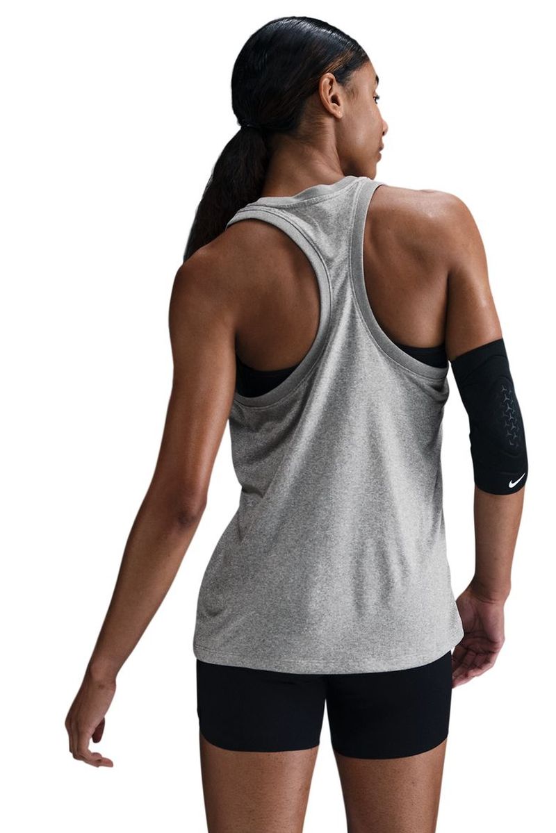 Nike Dri-Fit Racerback - tumbled grey/flt silver/heather