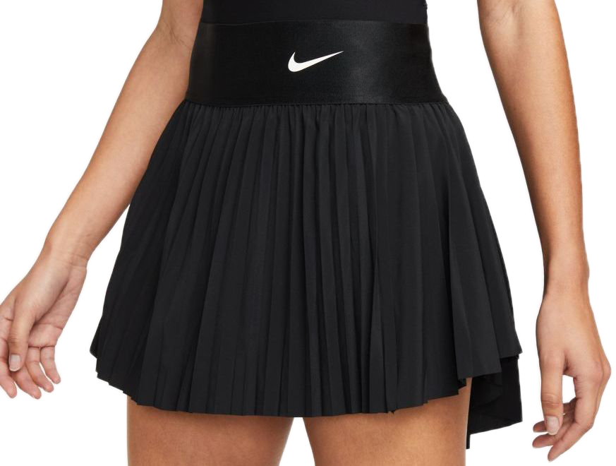 Nike Court Dri-Fit Advantage Skirt Pleated W - black/black/white Nike Court Dri-Fit Advantage Skirt Pleated W - black/black/white