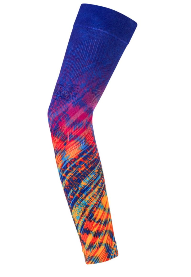 Floky No Strain Arm Sleeve 1P - rio orange-blue