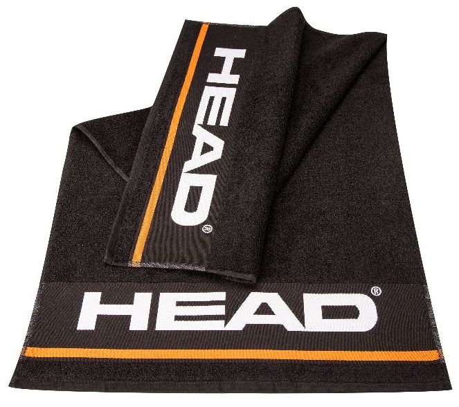 Head Towel L New - black