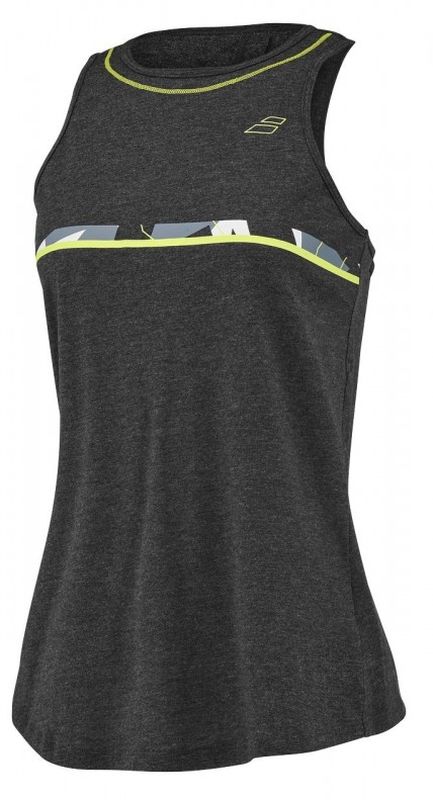 Babolat Aero Cotton Tank Woman - black heather